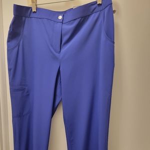 CHICO'S  Womens Nylon Golf capris. BLUE SIZE 1.5 NEW With tags